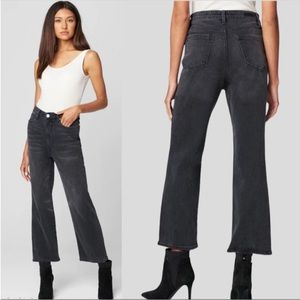 NWT BlankNYC Baxter Rib Cage High Rise Straight Jeans In City Streets Black 31